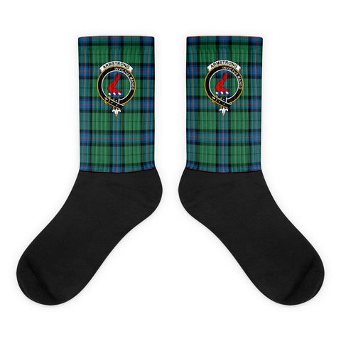 Image of Armstrong Hunting Scottish Clan Tartan Socks - manashirt