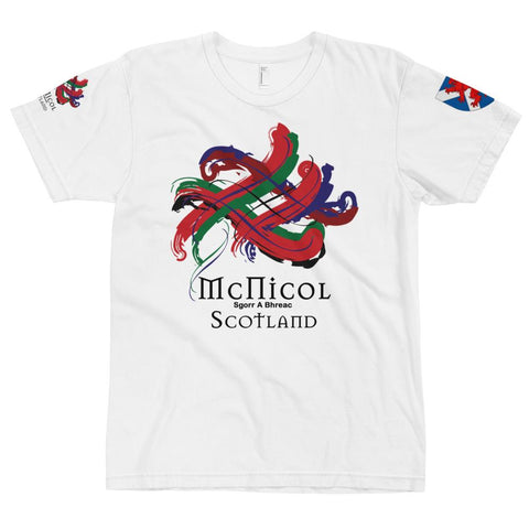 Image of Clan McNicol Classic Tartan Scottish T-Shirt