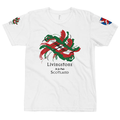 Image of Clan Livingstone Tartan Scottish T-Shirt