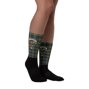 Colquhoun Scottish Clan Tartan Socks - manashirt