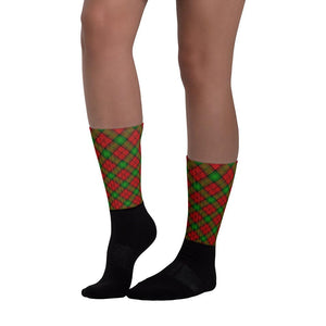 Auchinleck Tartan Plaid Socks - manashirt