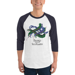 Clan Baird Tartan Scottish Sleeve Baseball Tee