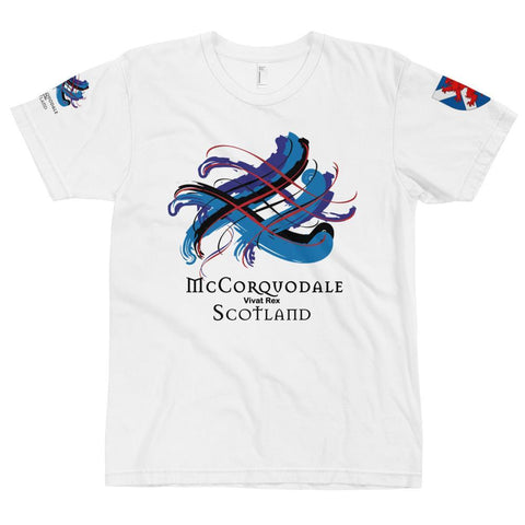 Image of Clan McCorquodale Tartan Scottish T-Shirt