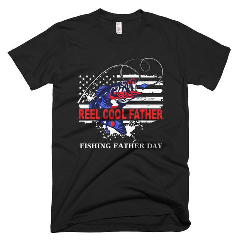 Image of Mens Reel Cool Fishing Father's Day - Funny Fishing Father Day T-Shirt