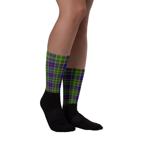 Image of Ayrshire District Scottish Clan Tartan Socks - manashirt