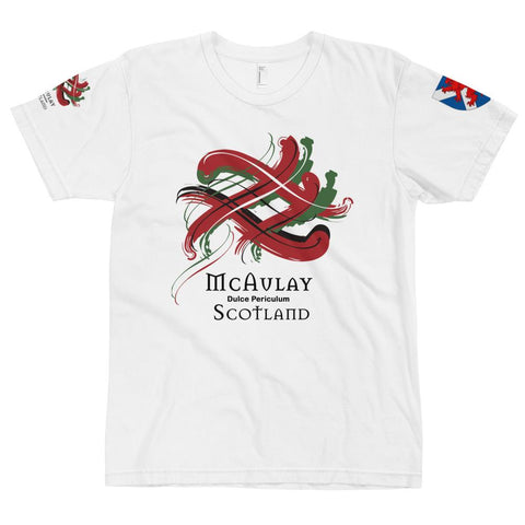 Image of Clan McAulay Tartan Scottish T-Shirt