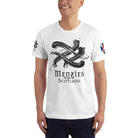 Image of Clan Menzies Tartan Scottish T-Shirt