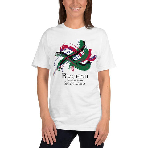 Image of Clan Buchan Tartan Scottish T-Shirt