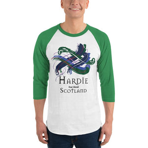 Clan Hardie Tartan Scottish Sleeve Baseball Tee