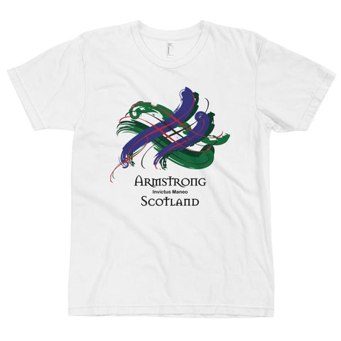 Image of Clan Armstrong Tartan Scottish T-Shirt