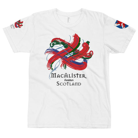 Image of Clan MacAlister Tartan Scottish T-Shirt