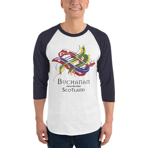 Clan Buchanan Tartan Scottish Sleeve Baseball Tee