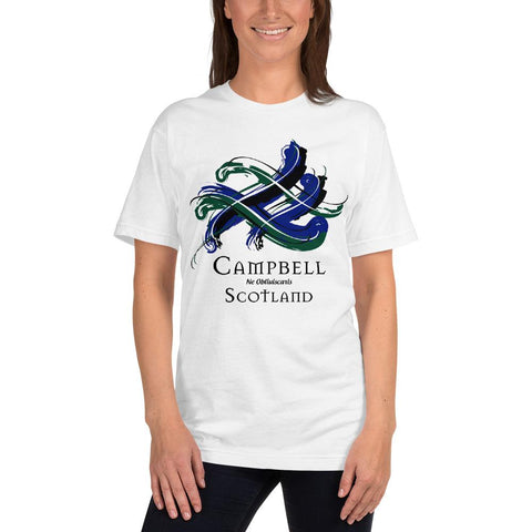 Image of Clan Campbell Tartan Scottish T-Shirt