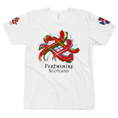 Image of Clan Perthshire Tartan Scottish T-Shirt