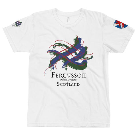 Image of Clan Fergusson Tartan Scottish T-Shirt