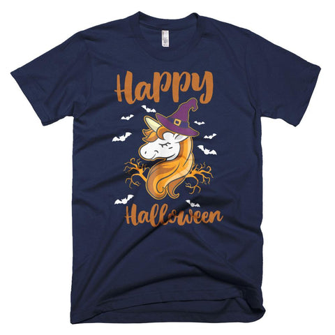 Image of Happy Unicorn Costume Halloween T-Shirt