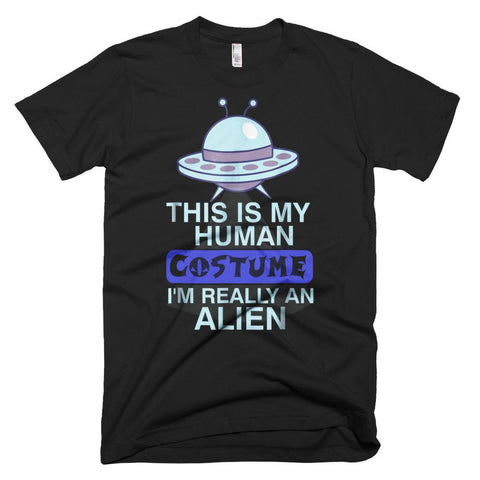 Image of Funny UFO Halloween T-Shirt Alien Halloween Costume