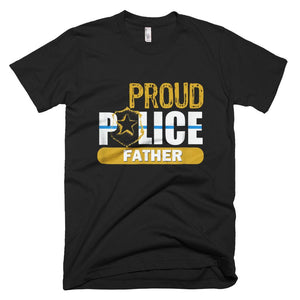 Proud Police Dad Academy Military Father Day T-Shirt