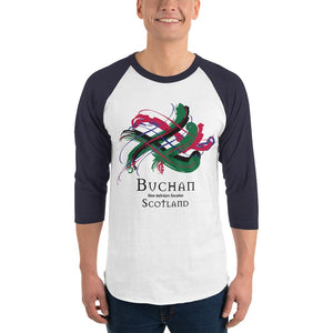 Clan Buchan Tartan Scottish Sleeve Baseball Tee