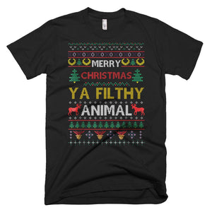 Filthy Animal Ya Merry Christmas T-Shirt Ugly Sweater