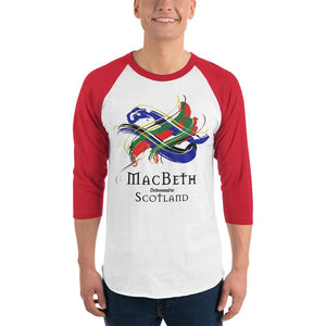 Clan MacBeth Tartan Scottish Sleeve Baseball Tee