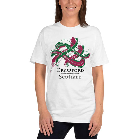 Image of Clan Crawford Tartan Scottish T-Shirt