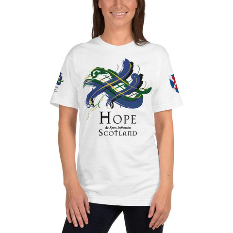 Image of Clan Hope Tartan Scottish T-Shirt