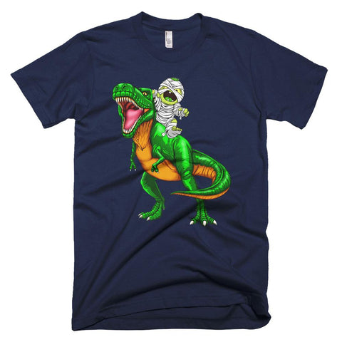 Image of Mummy T-rex Funny Halloween Horror Scary Premium Halloween T-Shirt