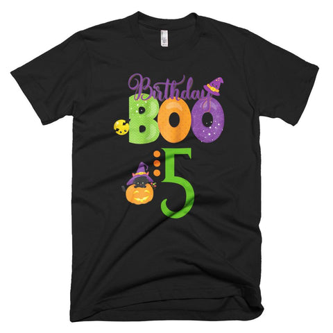 Image of 5th Birthday Girls Halloween T-Shirt