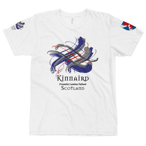 Image of Clan Kinnaird Tartan Scottish T-Shirt