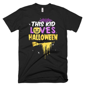 Kid Loves Halloween T-Shirt Halloween Pumpkin Tee