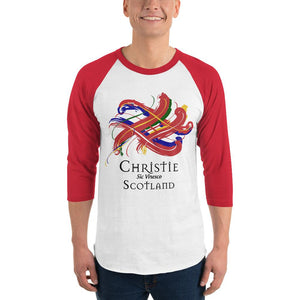 Clan Christie Tartan Scottish Sleeve Baseball Tee