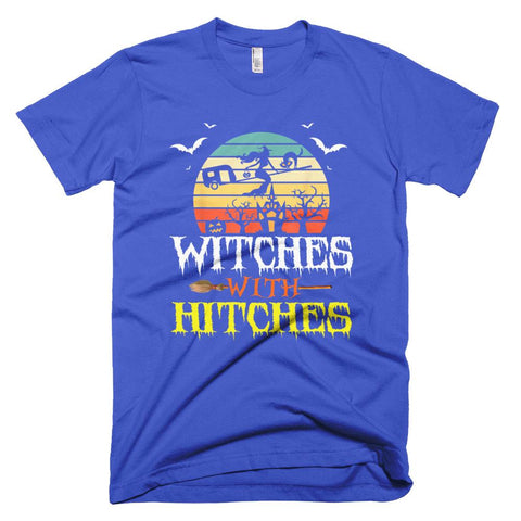 Image of Witches With Hitches Halloween Camping Vintage Halloween T-Shirt