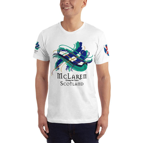 Image of Clan McLaren Tartan Scottish T-Shirt