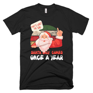 Santa Xmas Christmas T-Shirt Party Funny Ugly Xmas Gift Shirt