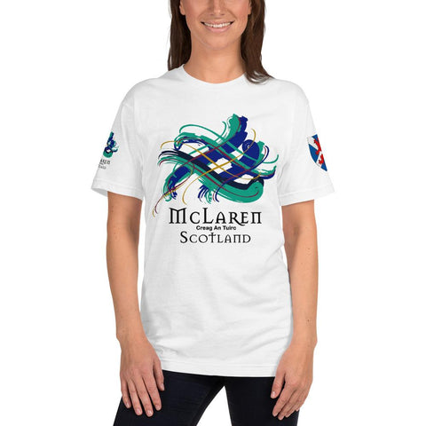 Image of Clan McLaren Tartan Scottish T-Shirt