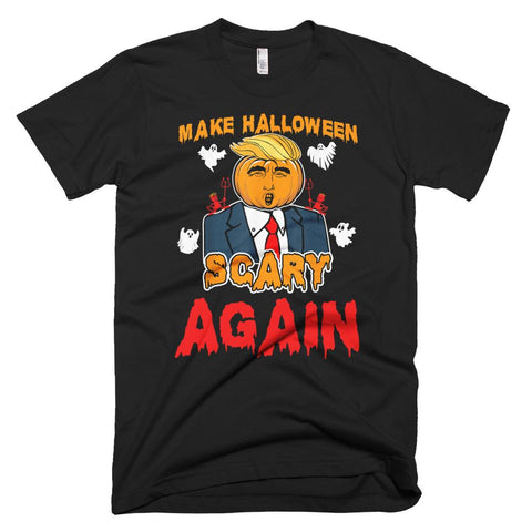 Image of Make Trump Halloween Scary Again Funny Halloween T-Shirt