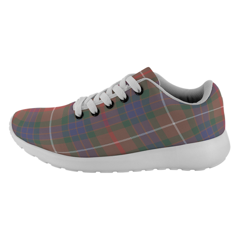 Image of ScottishShop Tartan Sneakers Fraser Hunting Modern Scotland Tartan Running Shoes - shirtskishirt