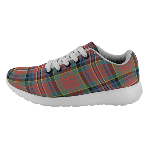 Image of Tartan Sneakers - MacPherson Ancient Scotland | Unisex Tartan Running Shoes | Sneakers Men & Women Tartan Shoes