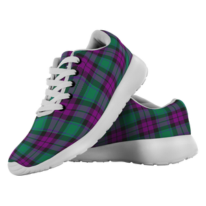 Tartan Sneakers - MacArthur Milton Scotland | Unisex Tartan Running Shoes | Sneakers Men & Women Tartan Shoes