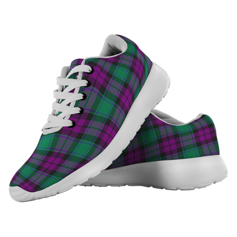 Image of Tartan Sneakers - MacArthur Milton Scotland | Unisex Tartan Running Shoes | Sneakers Men & Women Tartan Shoes