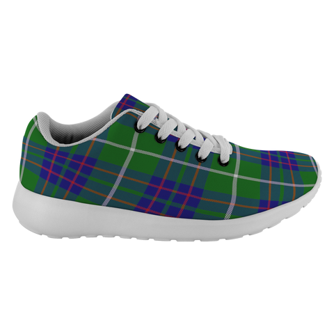 Image of Tartan Sneakers - MacIntyre Hunting Modern Scotland | Unisex Tartan Running Shoes | Sneakers Men & Women Tartan Shoes