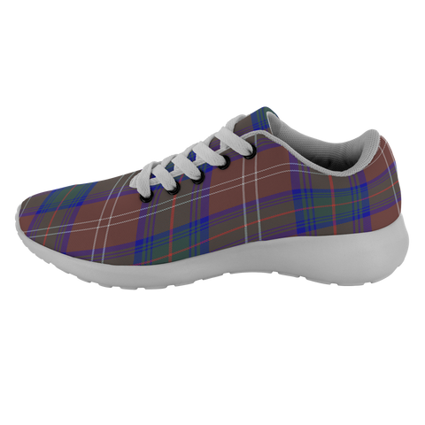 Image of ScottishShop Tartan Sneakers Chisholm Hunting Modern Scotland Tartan Running Shoes - shirtskishirt