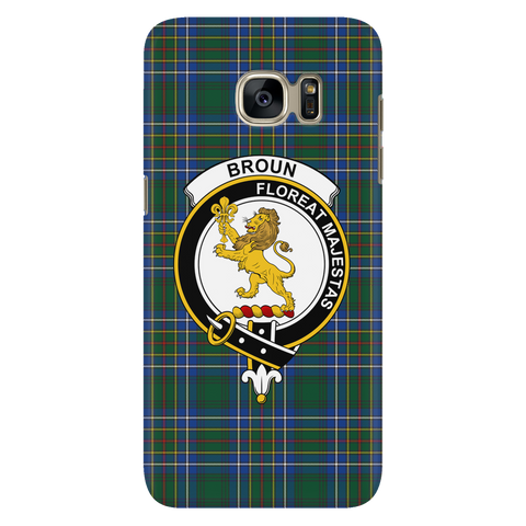 Image of Broun Scottish Clan Tartan Phone Case - shirtskishirt