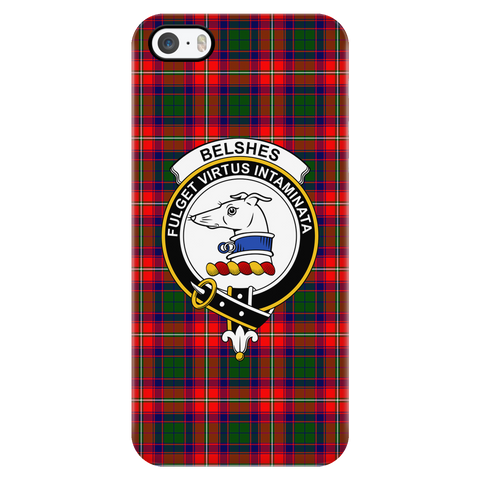 Image of Belshes Scottish Clan Tartan Phone Case - shirtskishirt