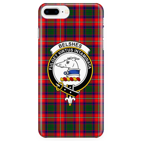 Image of Belshes Scottish Clan Tartan Phone Case - shirtskishirt