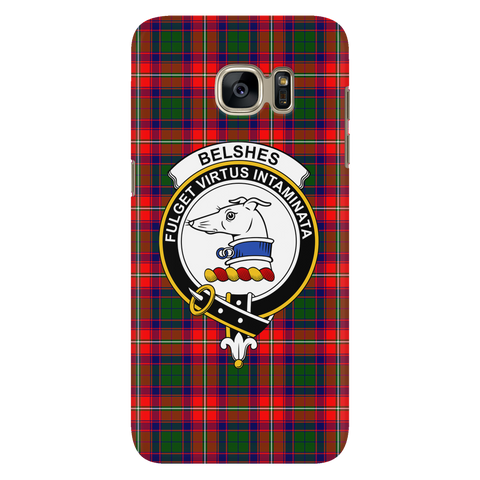 Image of Belshes Scottish Clan Tartan Phone Case - shirtskishirt