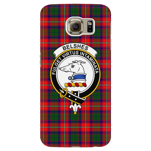 Image of Belshes Scottish Clan Tartan Phone Case - shirtskishirt