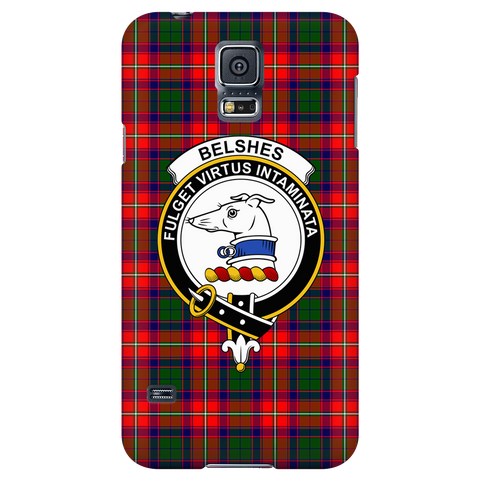 Image of Belshes Scottish Clan Tartan Phone Case - shirtskishirt