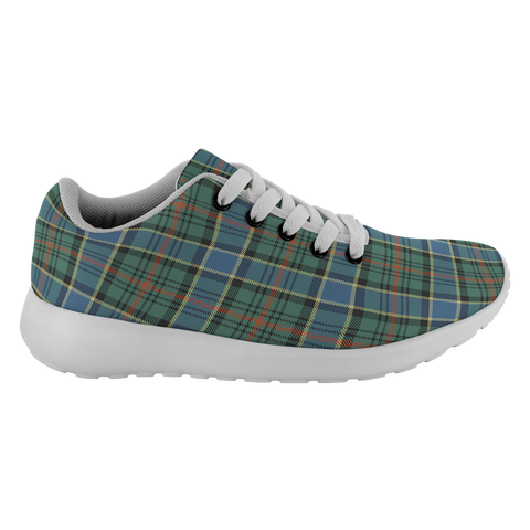 Image of Tartan Sneakers - Ogilvie Hunting Ancient Scotland | Unisex Tartan Running Shoes | Sneakers Men & Women Tartan Shoes